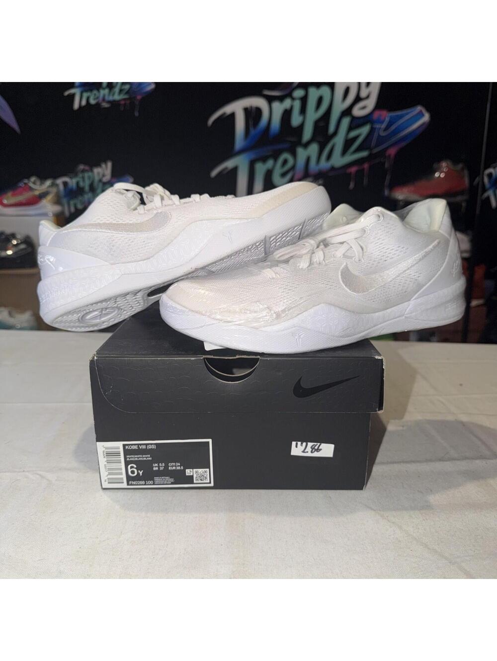 Nike Kobe 8 Protro Halo GS Size 6Y FN0266-100
